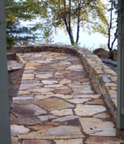 stone walkway